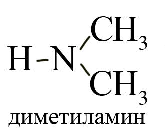 Вторичный амин (диметиламин) Вторичный амин (диметиламин)